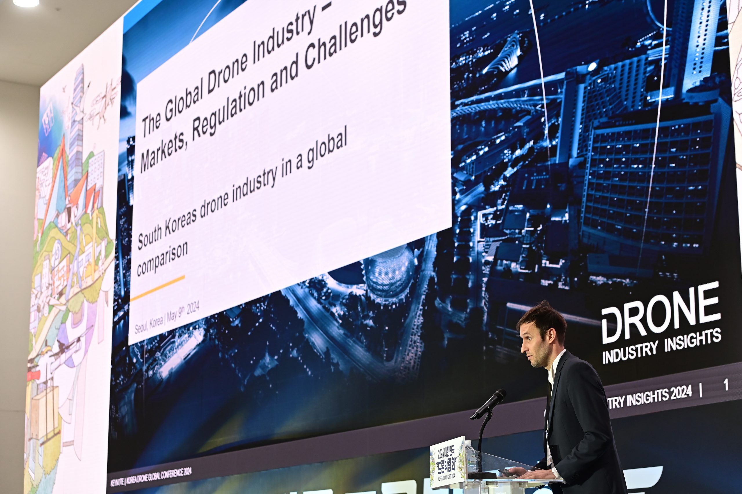Hendrik Boedecker at Korea Global Drone Conference 2024