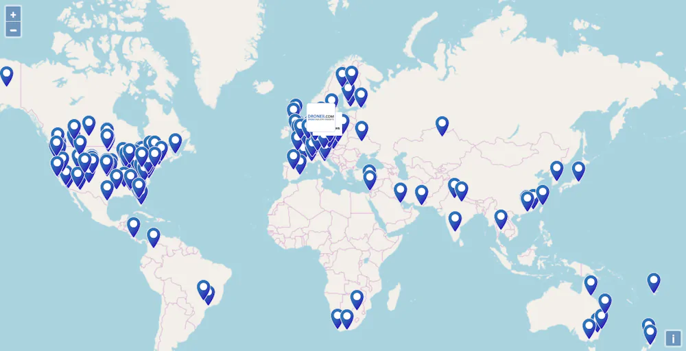 Drone Industry Map Drone Industry Map
