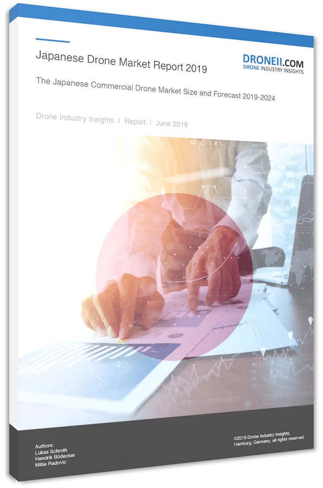 Japanese Drone Market - 3D Shadow Cover Page