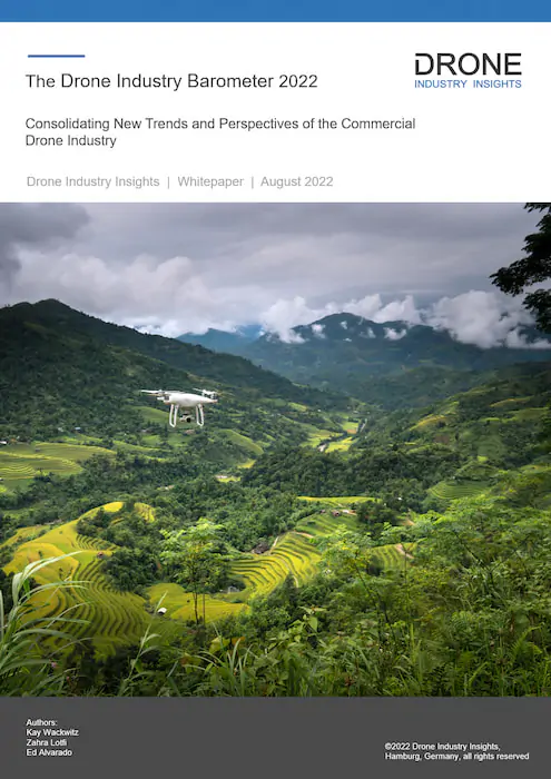 drone industry barometer 2022 commercial drone market cover 2d_