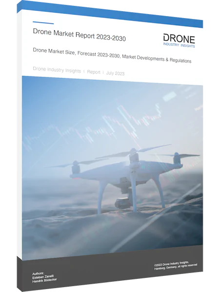 Drone Market Report Cover 3d commercial drone market report 2023 cover